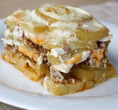 Darált húsos tepsis krumpli